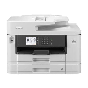 Brother MFC-J5740DW 4-in-1 Farbtintenstrahl-Multifunktionsgerät 2 x 250 Blatt Papierkassette, Drucken, scannen, kopieren, faxen , Weiß, Mittel topcool.biz