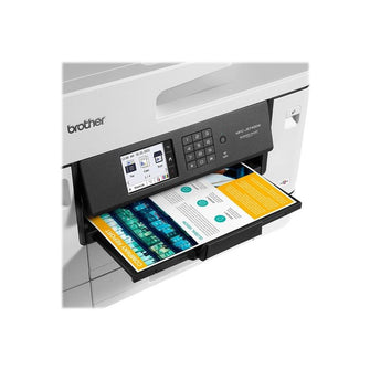 Brother MFC-J5740DW 4-in-1 Farbtintenstrahl-Multifunktionsgerät 2 x 250 Blatt Papierkassette, Drucken, scannen, kopieren, faxen , Weiß, Mittel topcool.biz